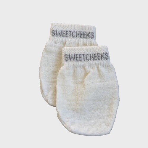 Baby Merino Mittens - Vanilla