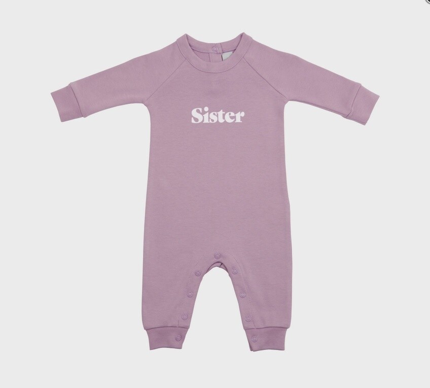 Sister Baby Jumpsuit - Violet