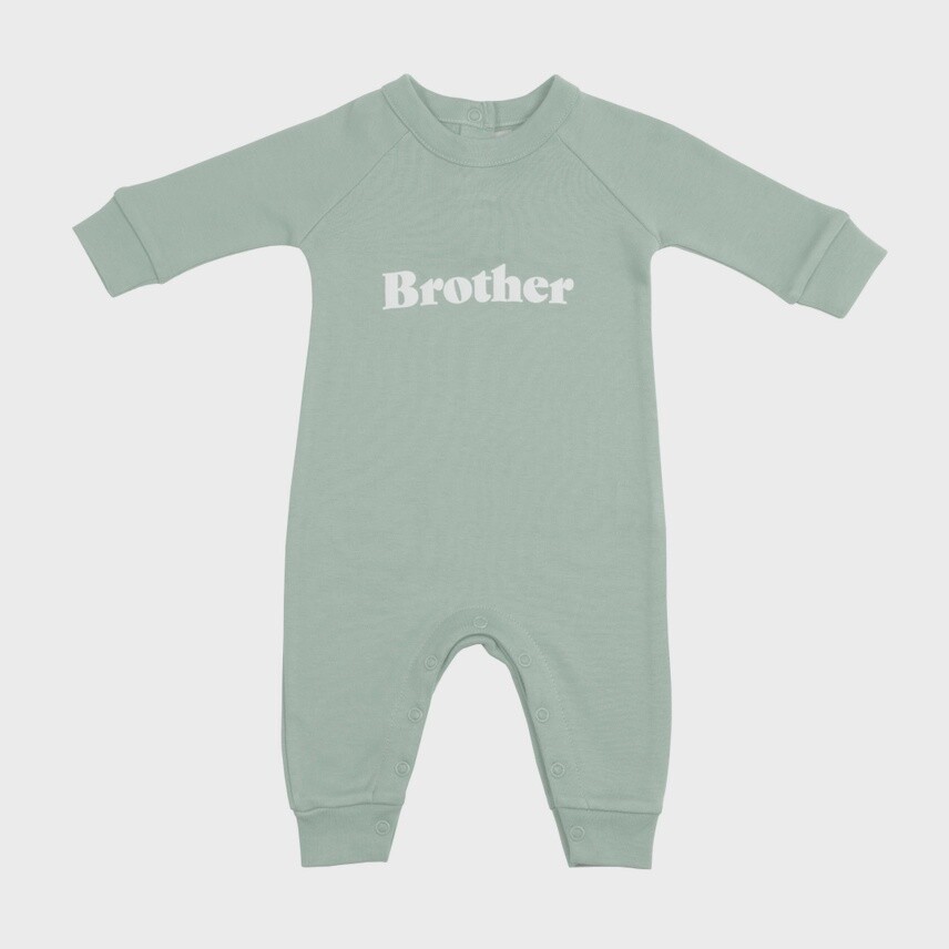 Brother Baby Jumpsuit - Sage
