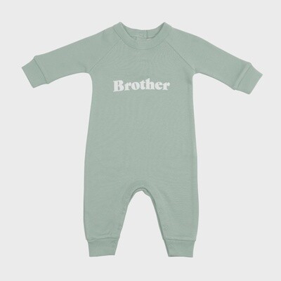 Brother Baby Jumpsuit - Sage