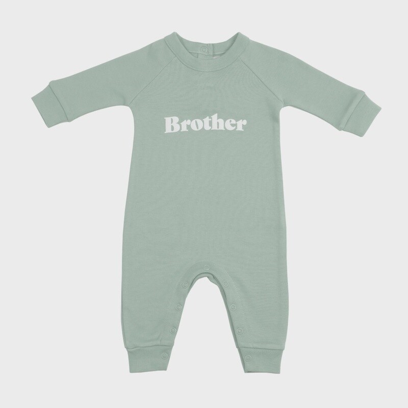 Brother Baby Jumpsuit - Sage