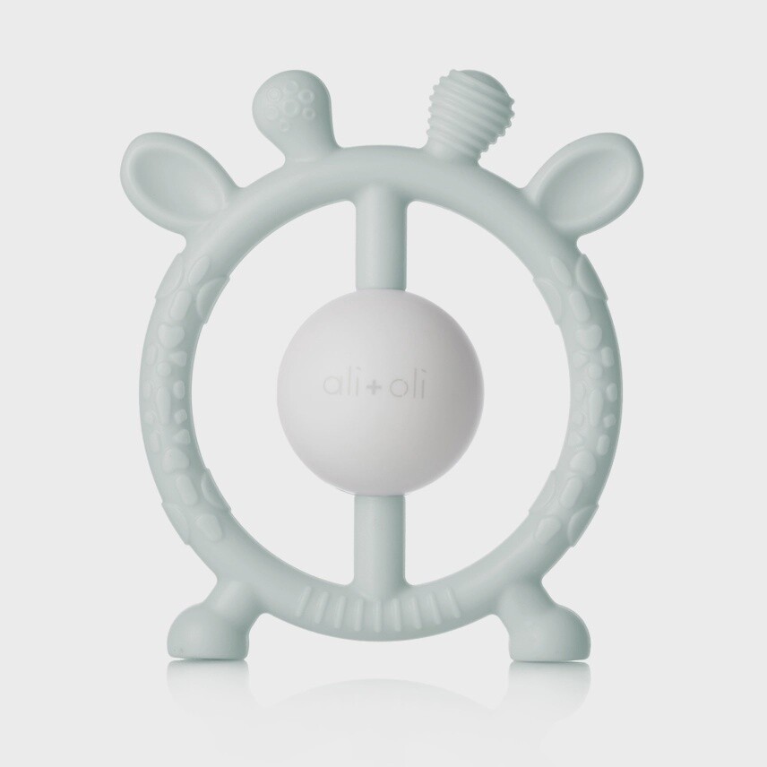 Giraffe Teether &amp; Rattle - Mist