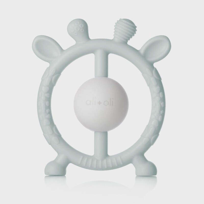 Giraffe Teether &amp; Rattle - Mist