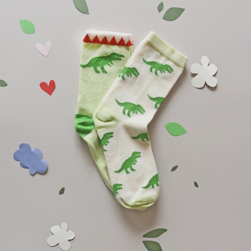 T-Rex Socks - 2 Pack