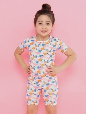 Kids Short Sleeve &amp; Shorts Pajama Set