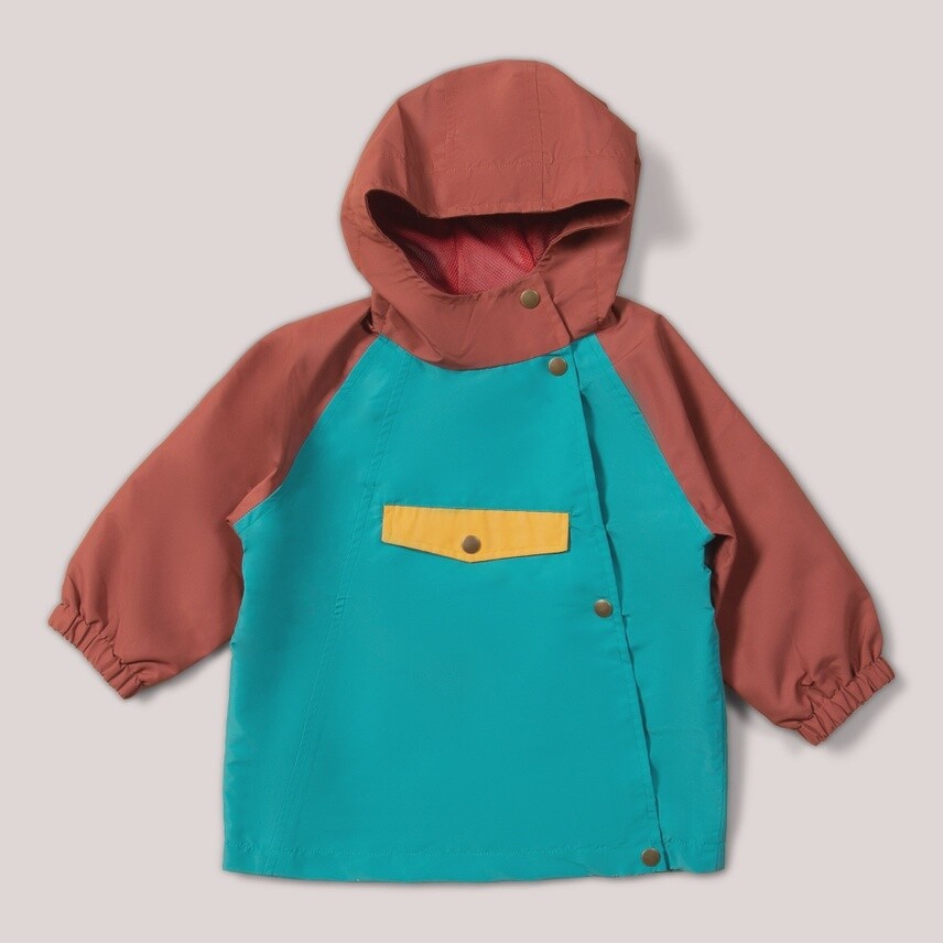 Toddler/Kids Waterproof Windbreaker - Teal