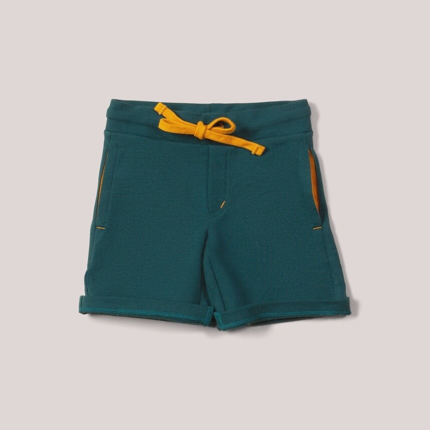 Toddler/Kids Cotton Jogger Shorts - June Bug Marl