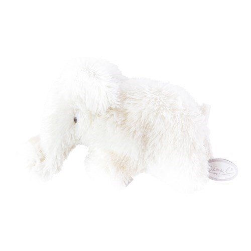 Plush Mini Elephant - White
