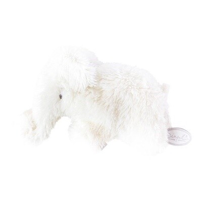 Plush Mini Elephant - White