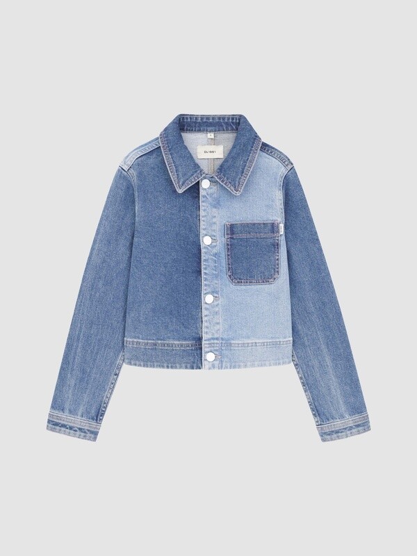 Manning Denim Jacket - Fountained Blocked