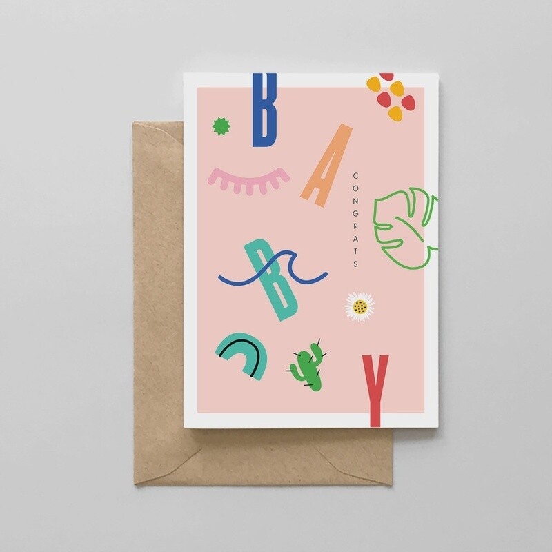 Greeting Card - Baby Tropics