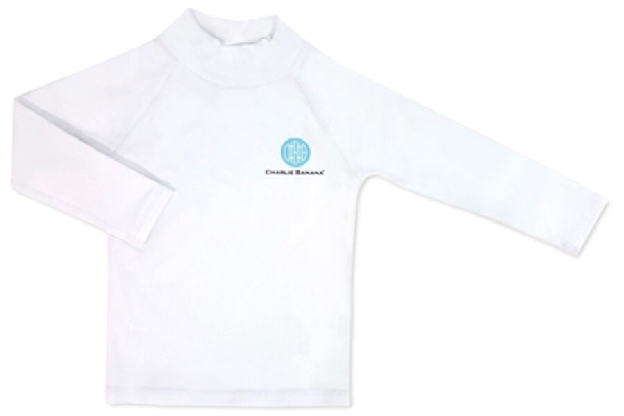 Baby Long Sleeve UPF50+ Rash Guard - White