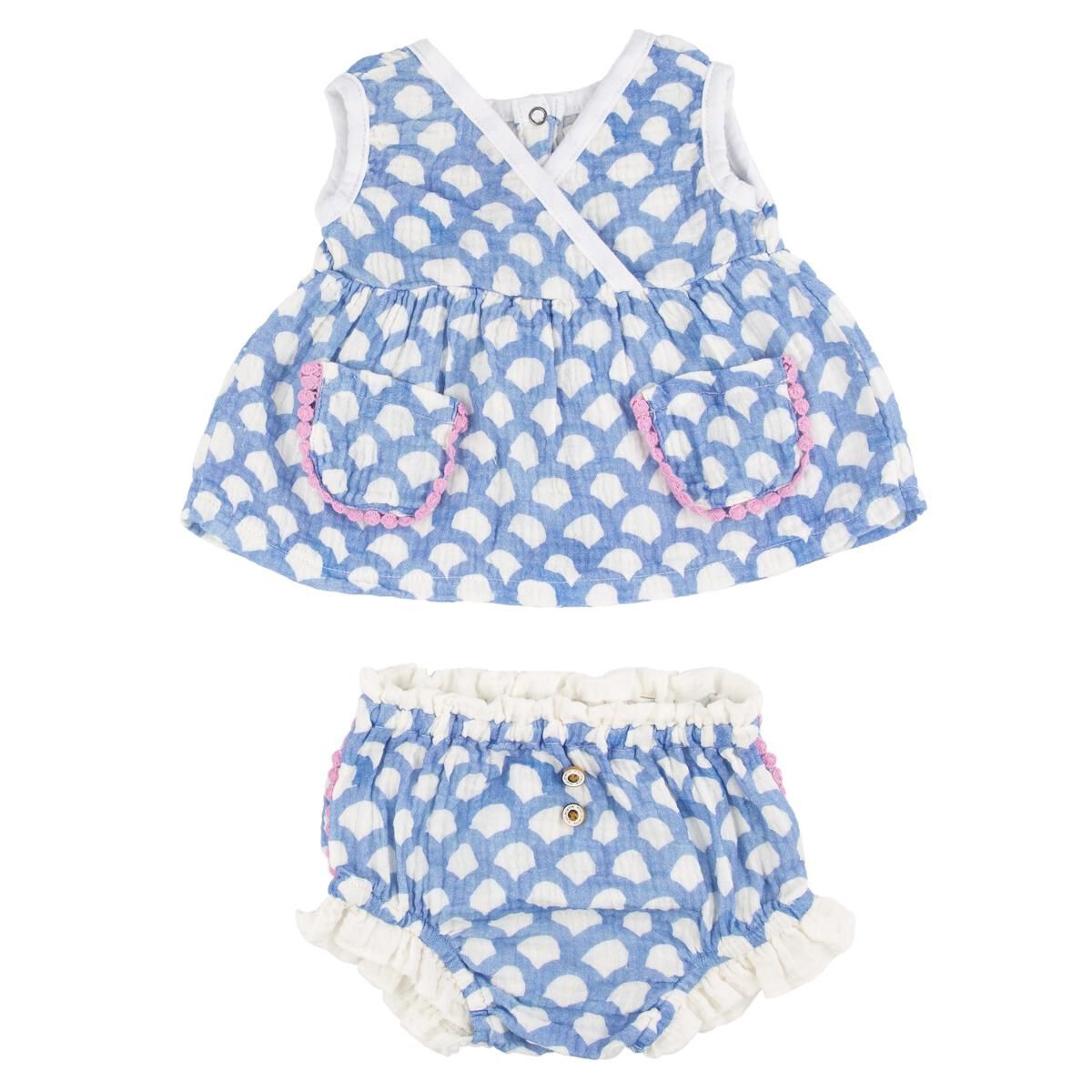 Baby Sleeveless Top + Bloomer Set - Washi