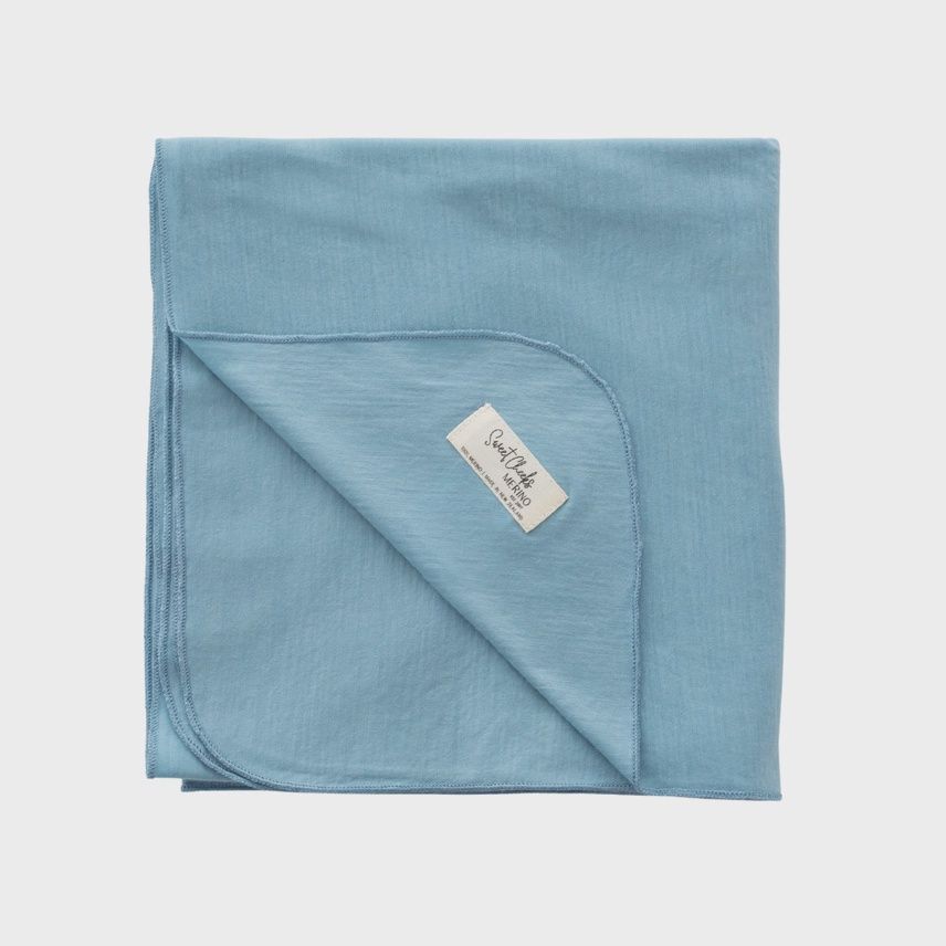 Baby Merino Wrap - Sky Blue