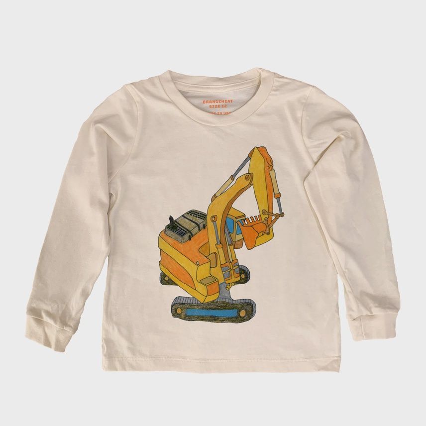 Toddler/Kids Long Sleeve Tee - Digger