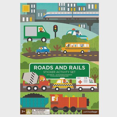 Sticker Activity Set - Roads and Rails