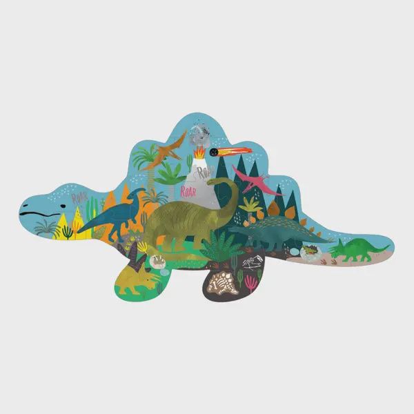 Dinosaur-Shaped Puzzle - 20 Piece