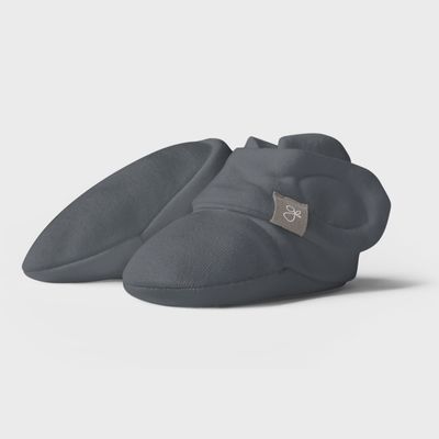 Baby Organic Stay-On Booties - Midnight