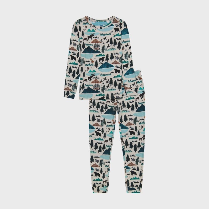 Toddler/Kids Long Sleeve Pajama Set - Into the Wild