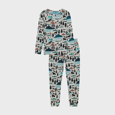 Toddler/Kids Long Sleeve Pajama Set - Into the Wild