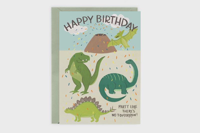 Greeting Card - Dinosaur Birthday