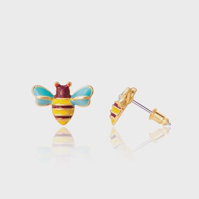 Stud Earrings - Buzzing Bee