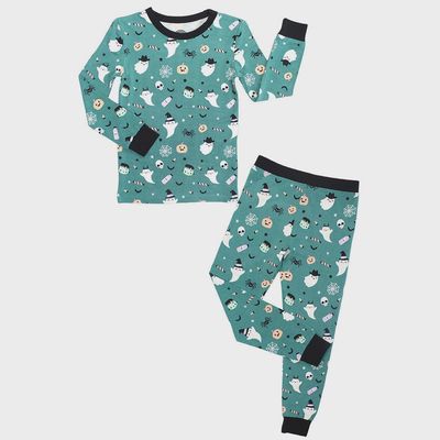 Toddler/Kids Long Sleeve Pajama Set - Glow-in-the-Dark Boo Crew