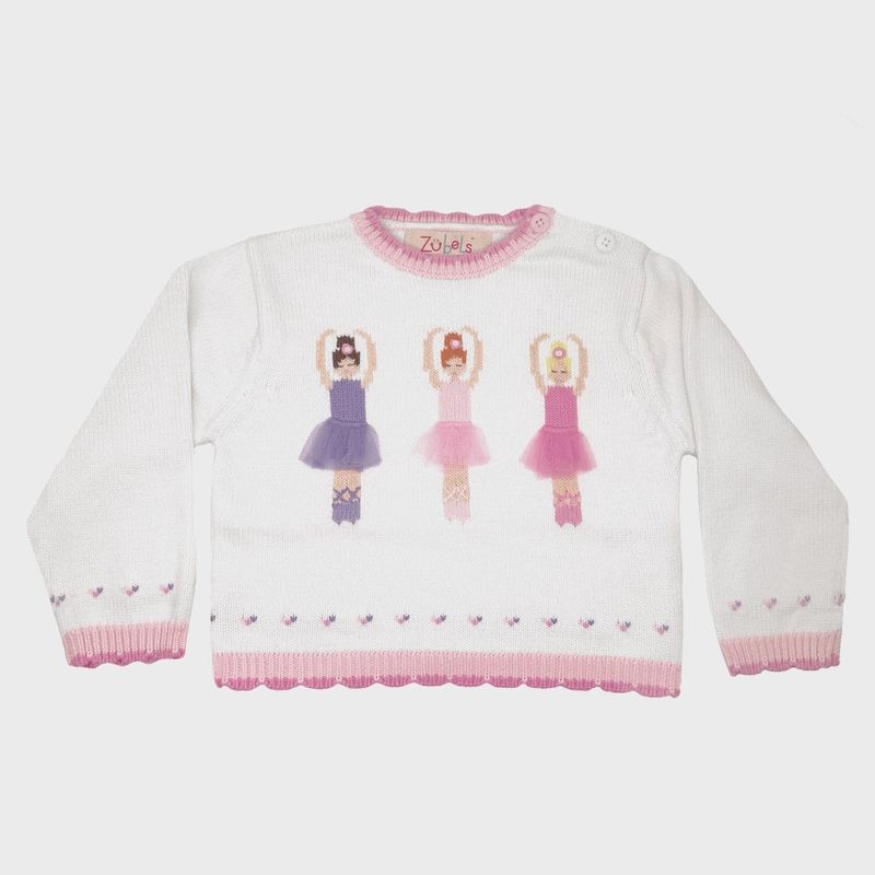 Baby/Toddler Knit Sweater - Ballerinas