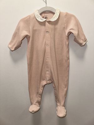 Used - Petit Bateau - Long Sleeve Onesie - 3 Months - PWE764
