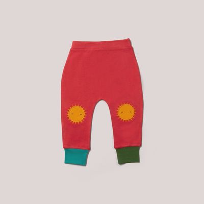 Baby/Toddler Knee Patch Joggers - Red Sun