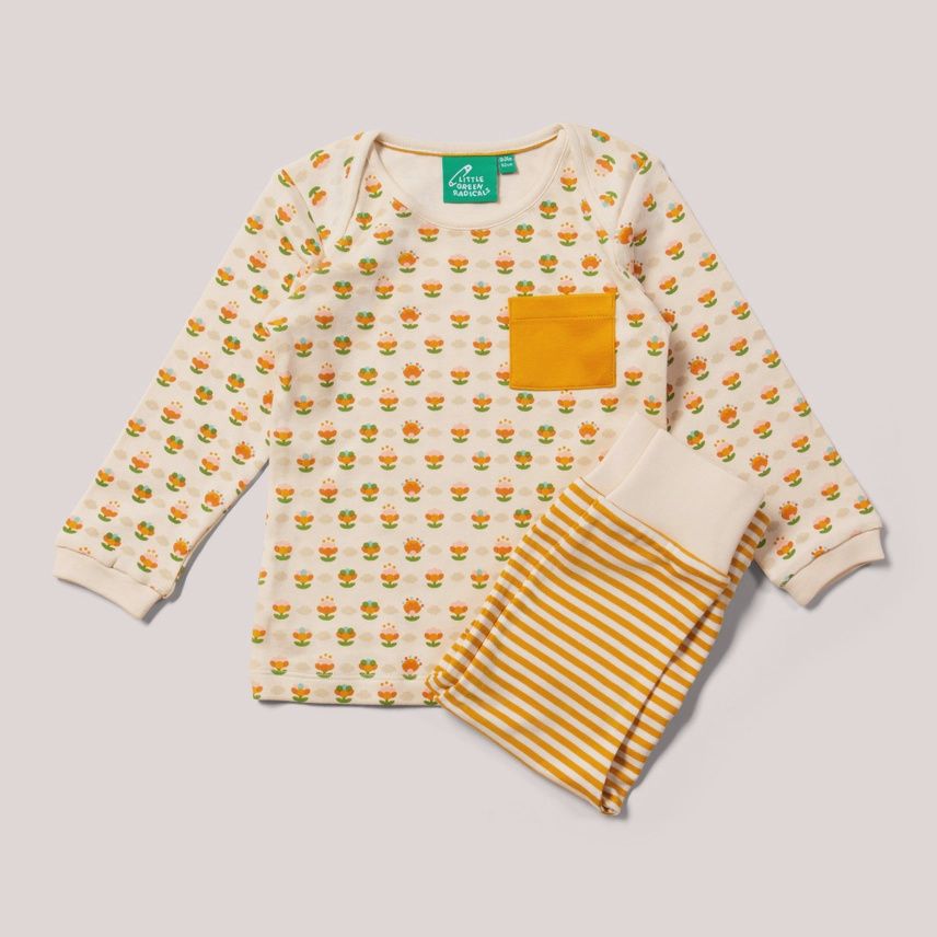 Baby/Toddler Long Sleeve T-Shirt &amp; Jogger Playset - Little Blooms