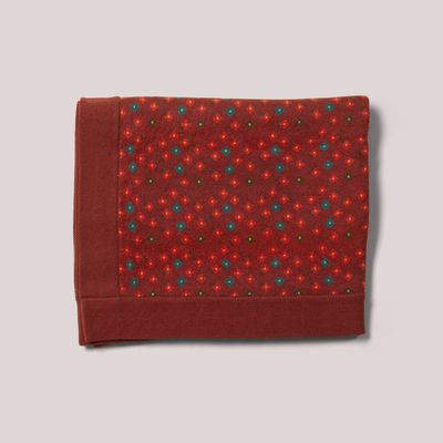 Baby Knitted Blanket - Hazelnut Flowers