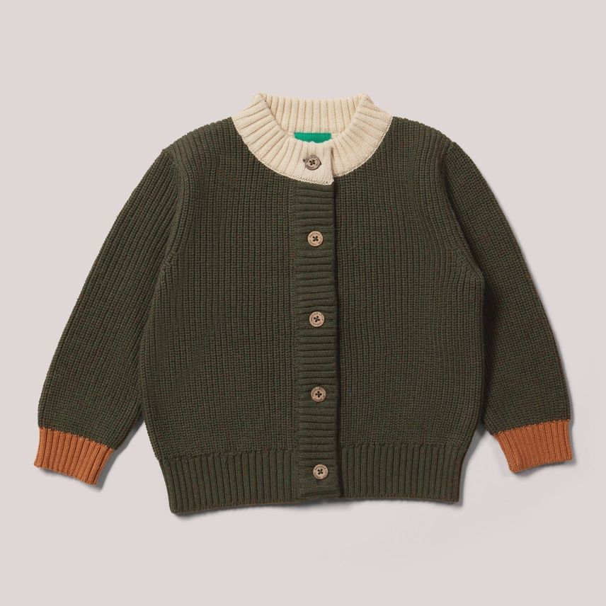 Toddler/Kids Knitted Cardigan - Fern Green