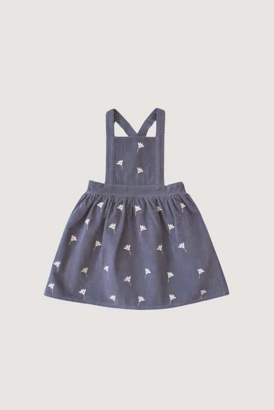 Toddler Sleeveless Corduroy Dress - Blue Stone