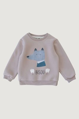 Toddler Crewneck Sweatshirt - Cappuccino