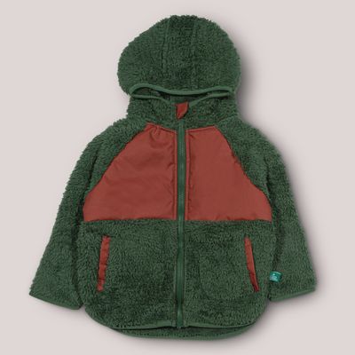 Zip Up Fleece Jacket - Fern Green