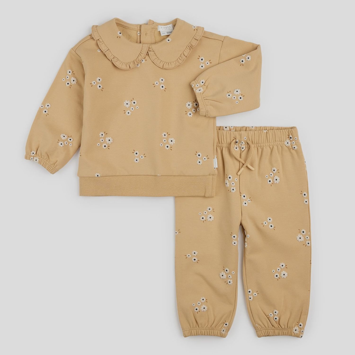 Baby Sweatshirt &amp; Pants Set - Farm Floral