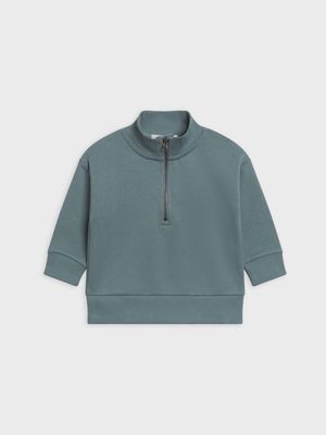Toddler/Kids 1/4 Zip Fleece Pullover - Teal