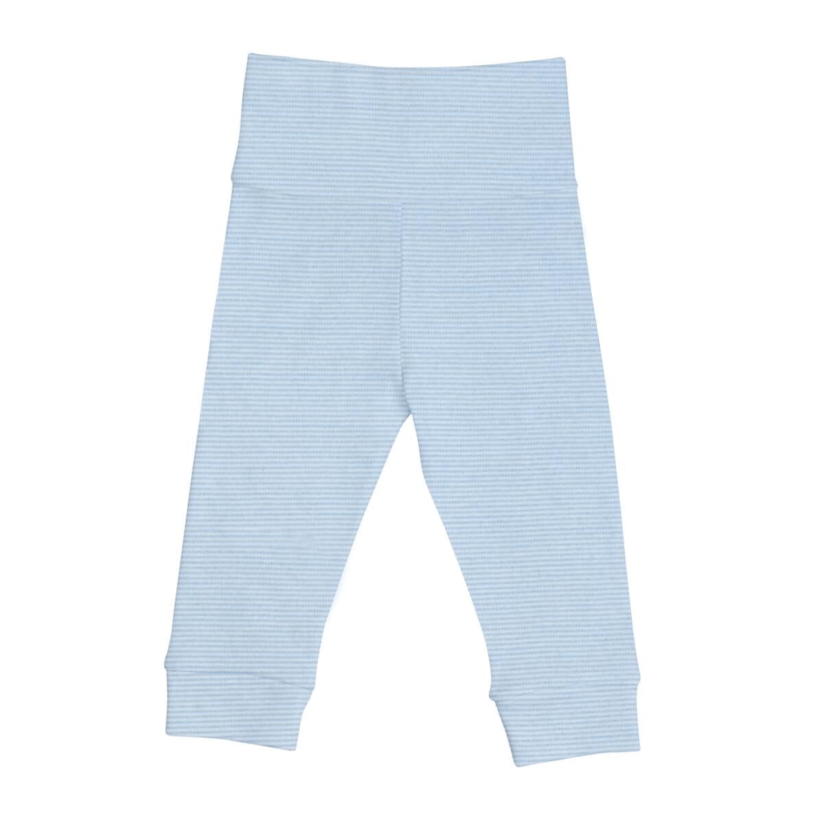 Baby Pima Cotton Pants - Blue Stripe