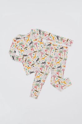 Toddler/Kids Long Sleeve Pajama Set - Safari