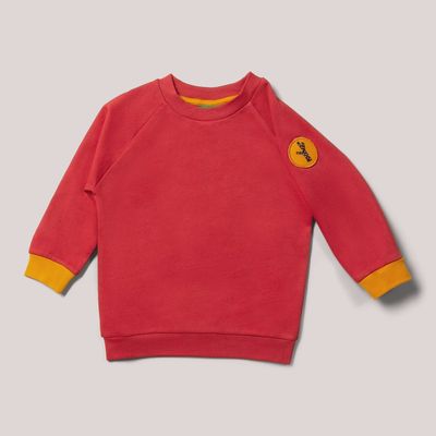 Toddler/Kids Crewneck Sweatshirt - Soft Red