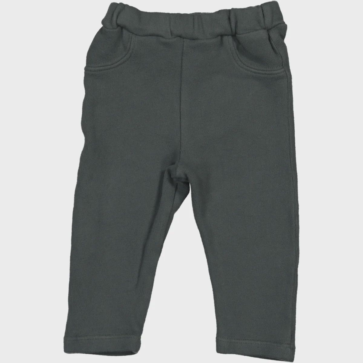 Baby Jersey Knit Pants - Charcoal