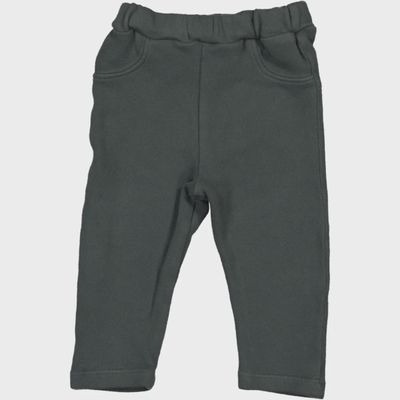 Baby Jersey Knit Pants - Charcoal