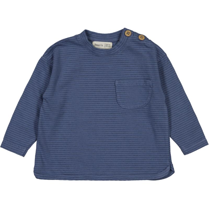 Baby Long Sleeve T-Shirt - Ink Blue
