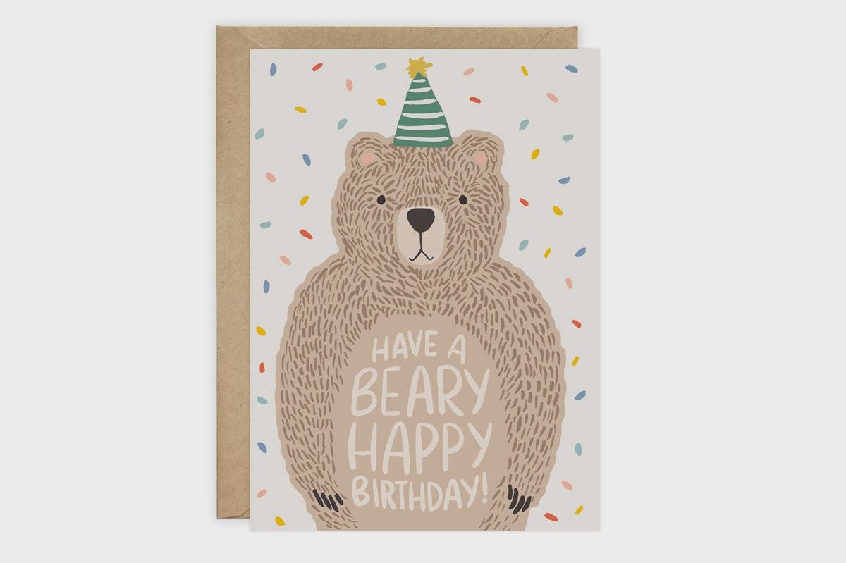 Greeting Card - Beary Happy Birthday