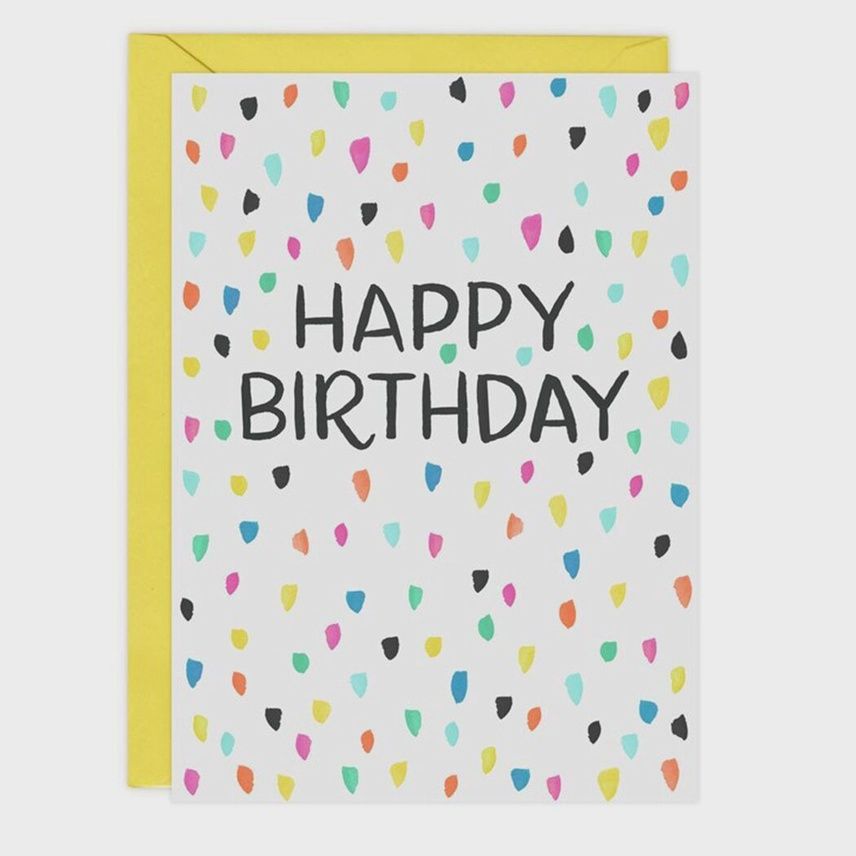 Greeting Card - Confetti Birthday