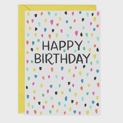 Greeting Card - Confetti Birthday