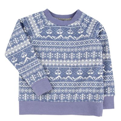 Toddler/Kids Crewneck Sweatshirt - Fair Isle