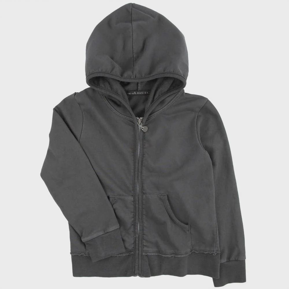 Toddler/Kids Zip Up Sweatshirt - Slate