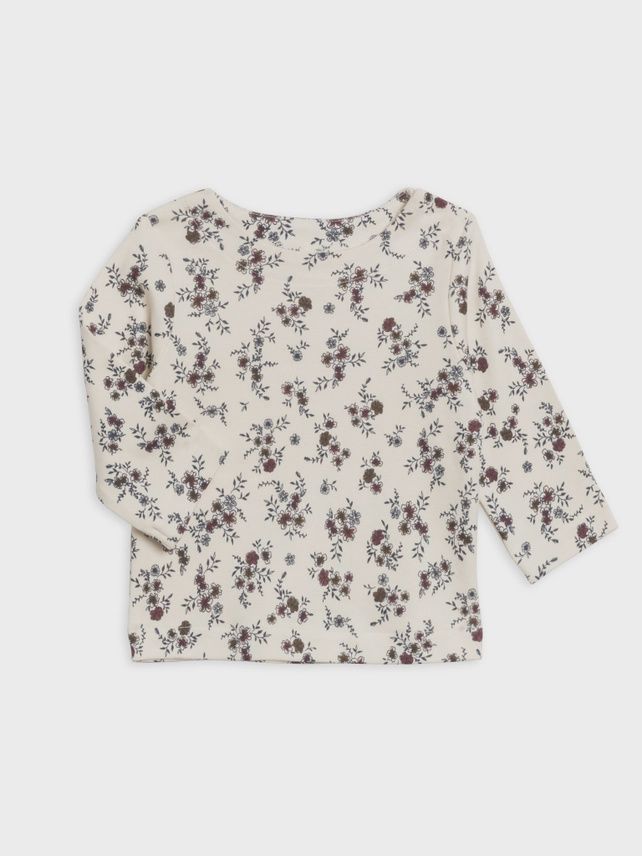 Toddler/Kids Long Sleeve Top - Mulberry Floral